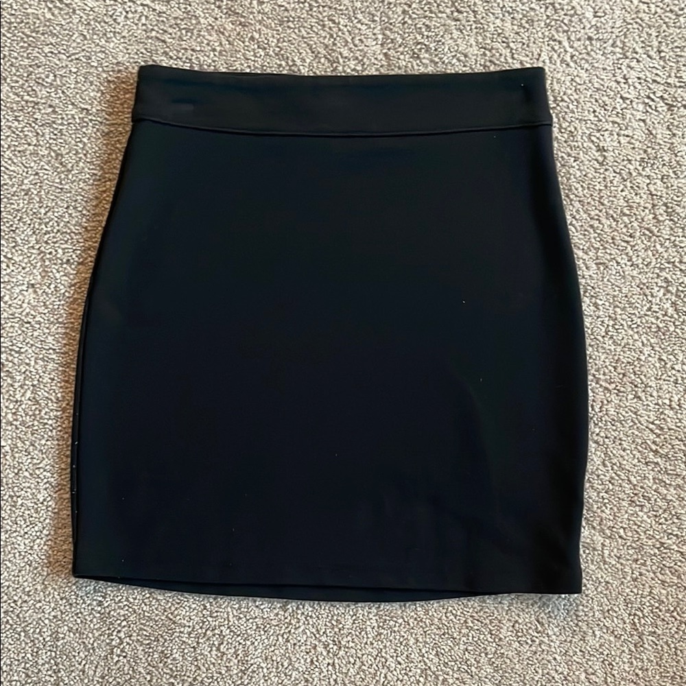 Silence + Noise Black Mini Pencil Skirt for Work